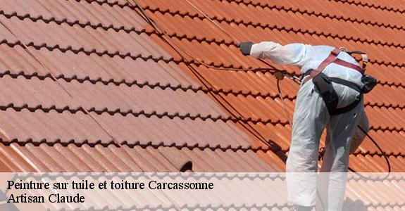 Peinture sur tuile et toiture  carcassonne-11000 Artisan Claude