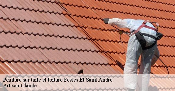 Peinture sur tuile et toiture  festes-et-saint-andre-11300 Artisan Claude